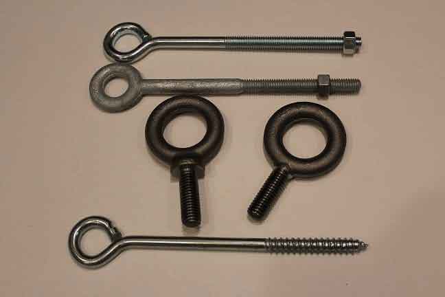 stainless steel bent eye bolts