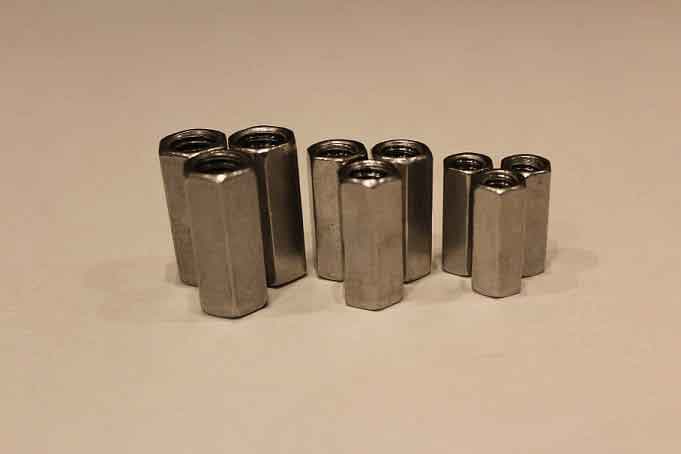 aluminum coupling nuts