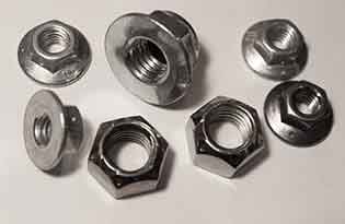 Non-Serrated Flange Nuts Grade B