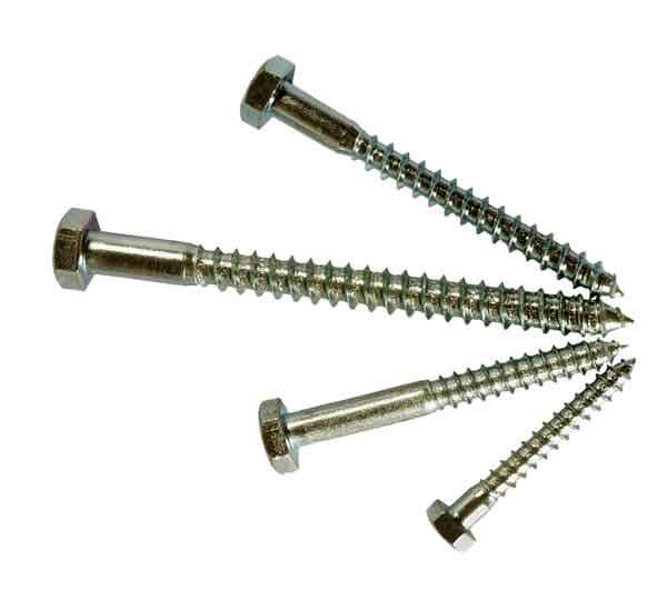 steel zinc hex lag bolts