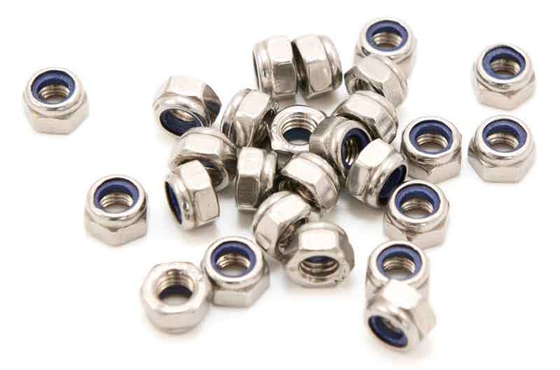 Nylon Lock Nuts Grade 8